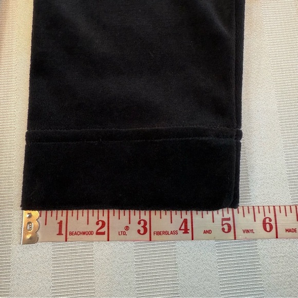 Jones New York Sz L Black Velvet Zip-Up Jacket with Gold Accents NWT - Picture 9 of 14